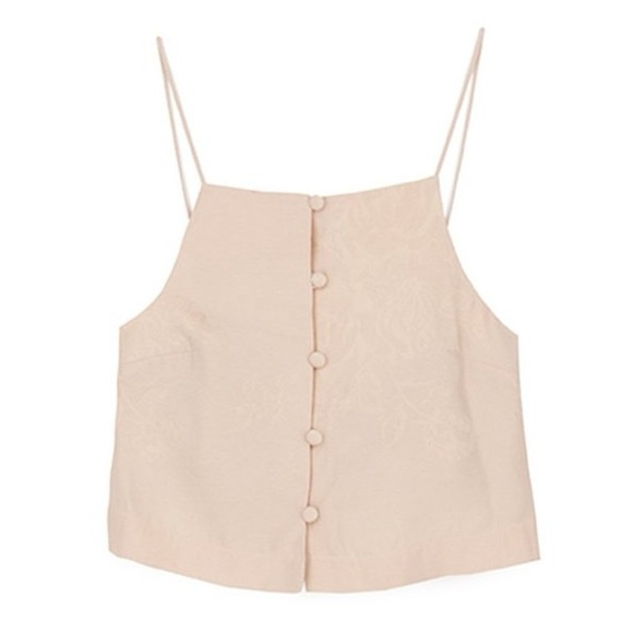 NANUSHKA Fleur - Tie Detail Top - Cream (Small) - Picture 4 of 4